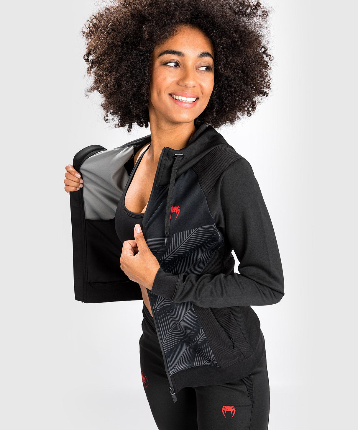Venum Hoodie Phantom - Zwart/Rood