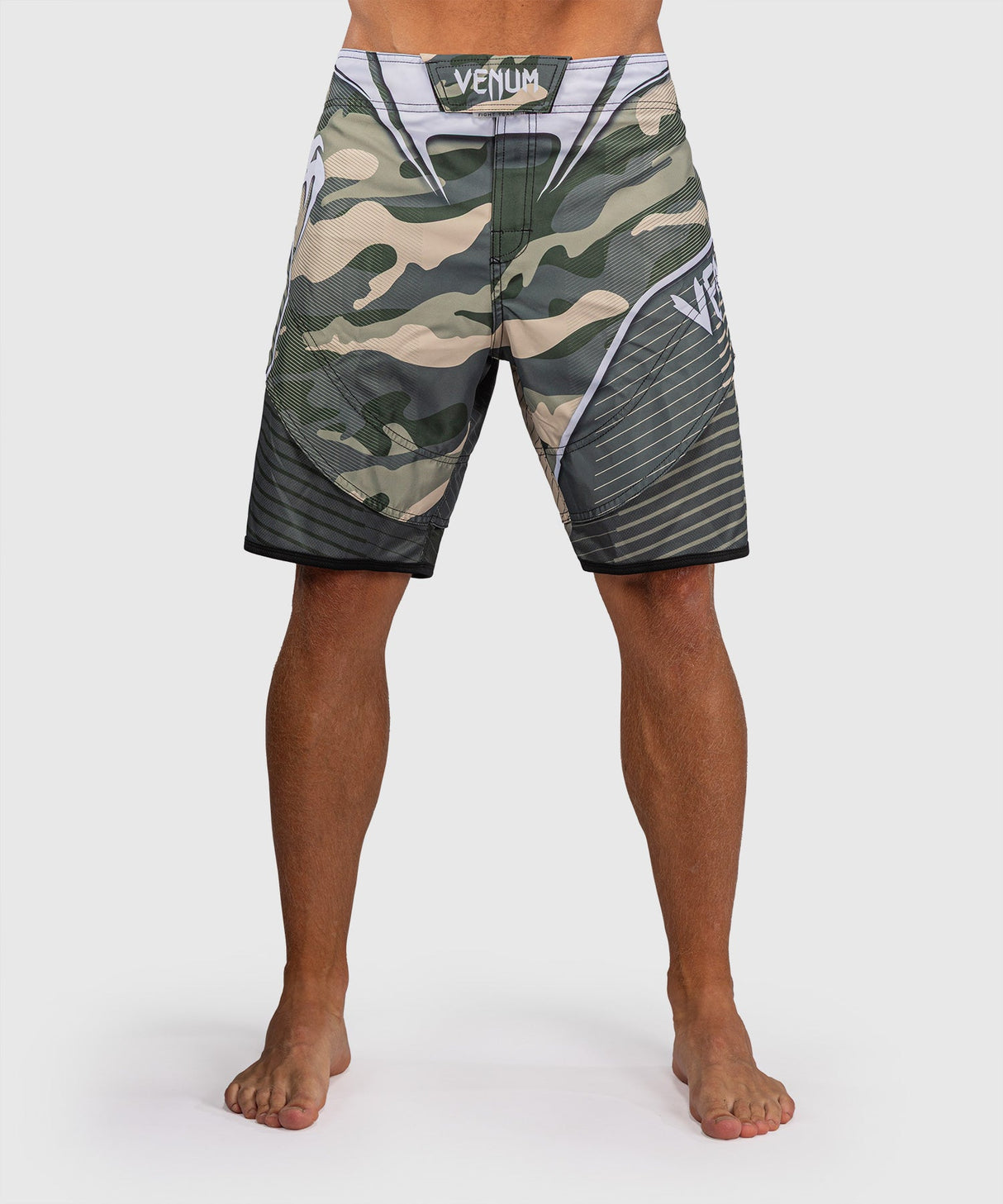 Venum MMA Shorts Camo Hero - Kaki/Offwhite