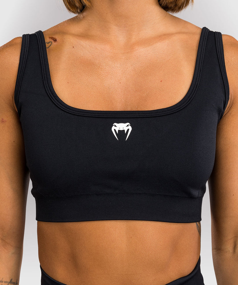 Venum Sculpt Long Sport-BH - Schwarz/Weiß