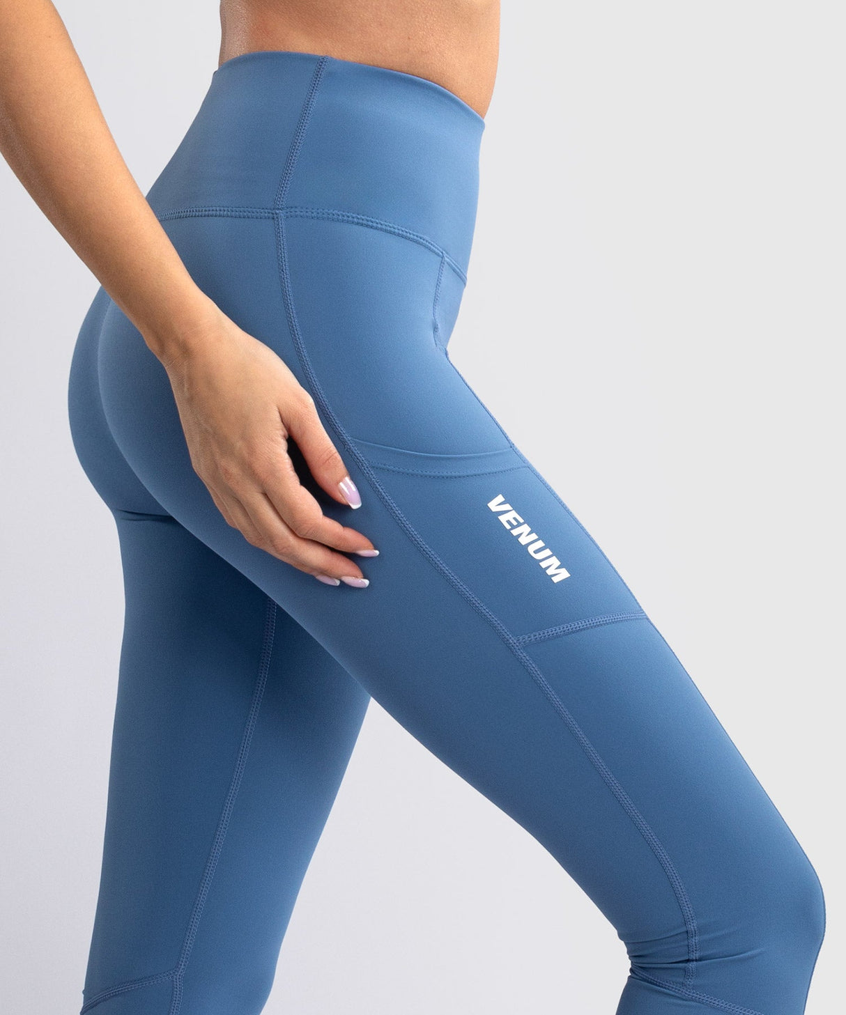 Venum Leggings Essential Performance - Stormblauw