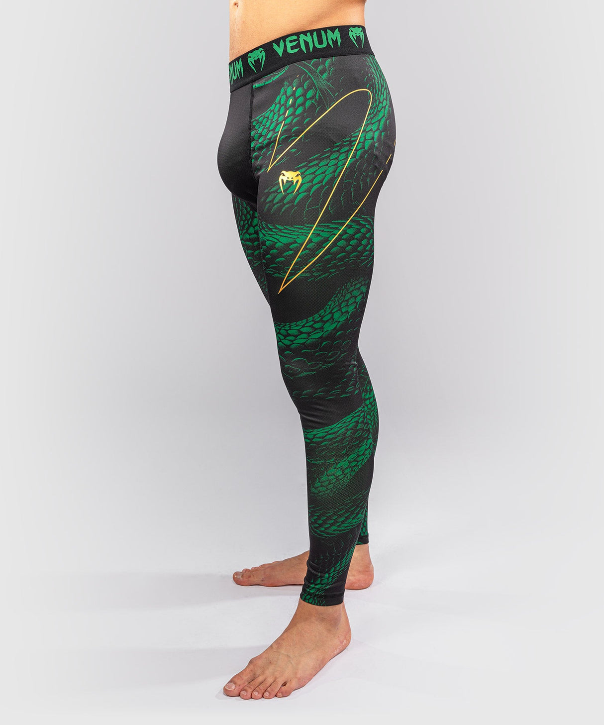 Venum Compressiebroek Matupa - Zwart/Groen/Goud