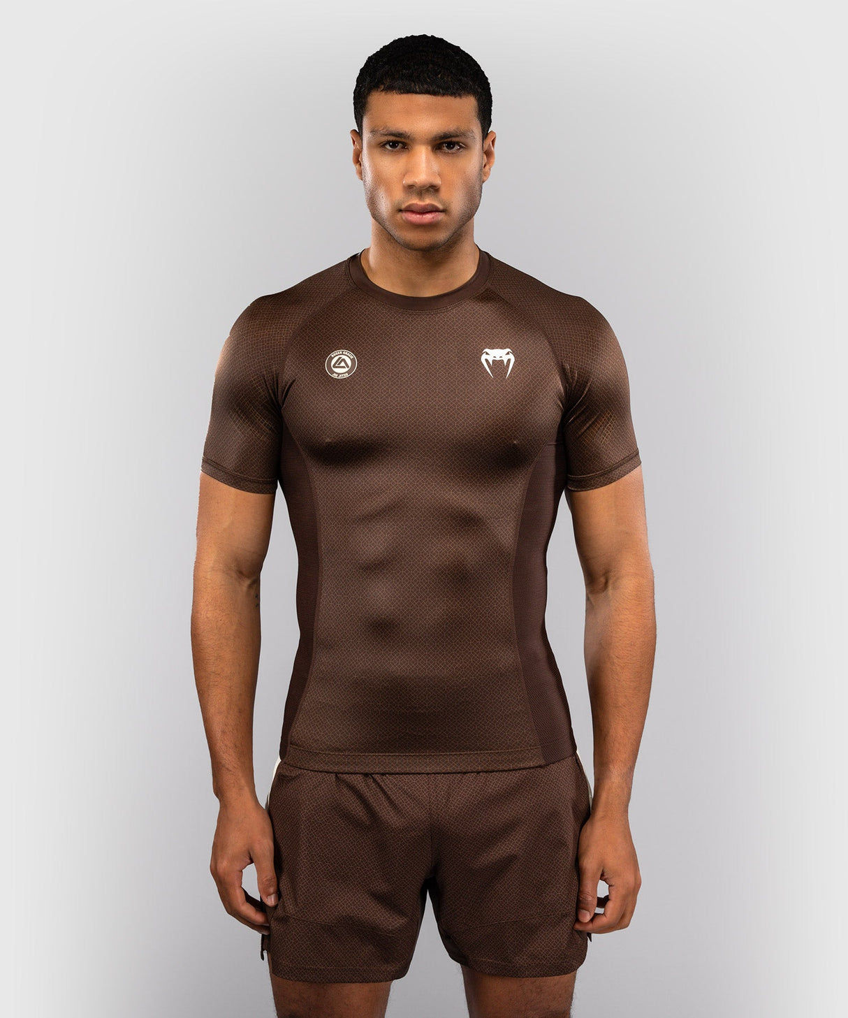 Venum Rashguard x Roger Gracie Academy - Donkerbruin