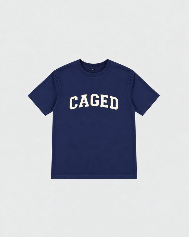 Caged T-Shirt Varsity - Navy