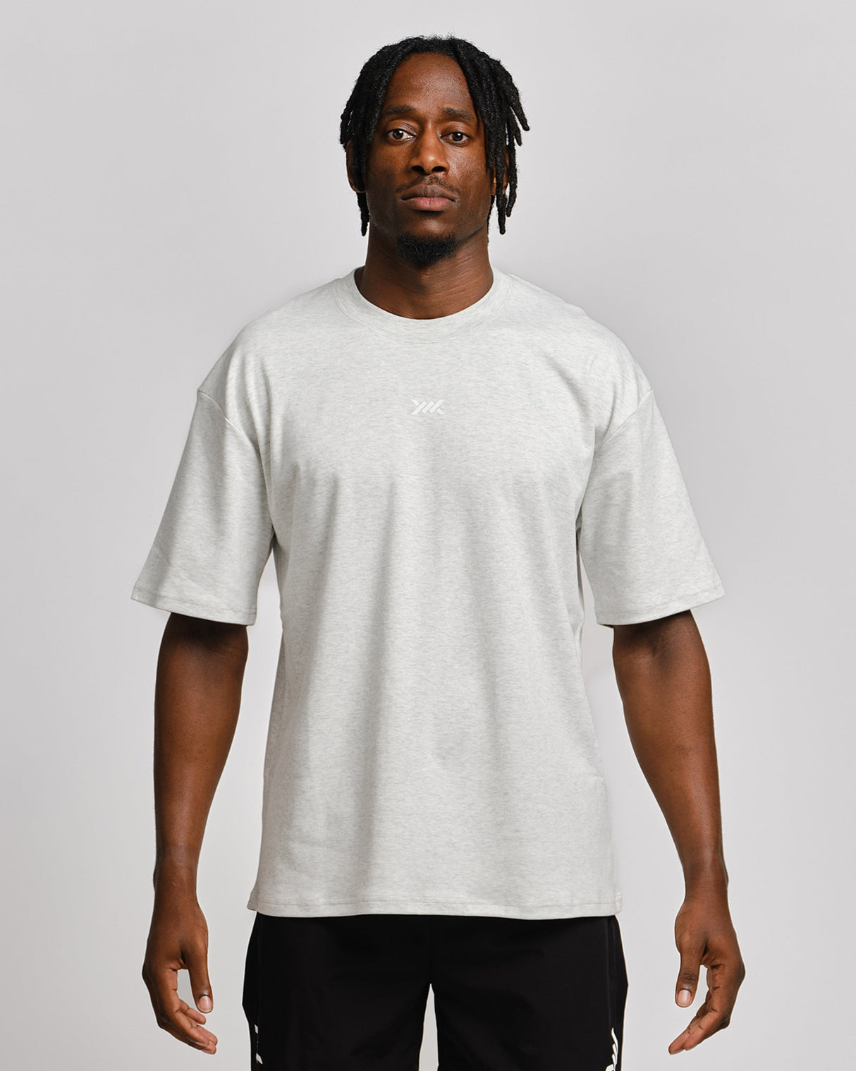 Caged T-Shirt 'CBU' - Lichtgrijs