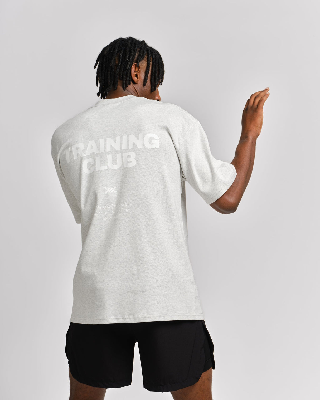 Caged T-Shirt Training Club - Lichtgrijs