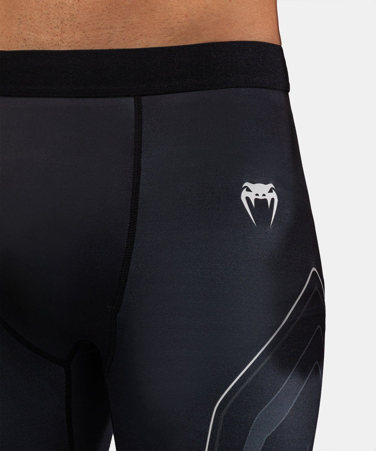 Venum Compressiebroek Streamline - Zwart/Wit