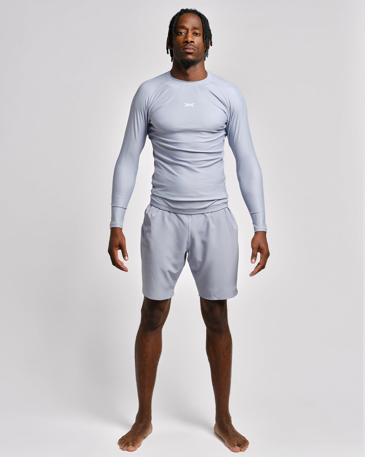 Caged Rashguard Tactical Lange Mouwen - Gunmetal Grey