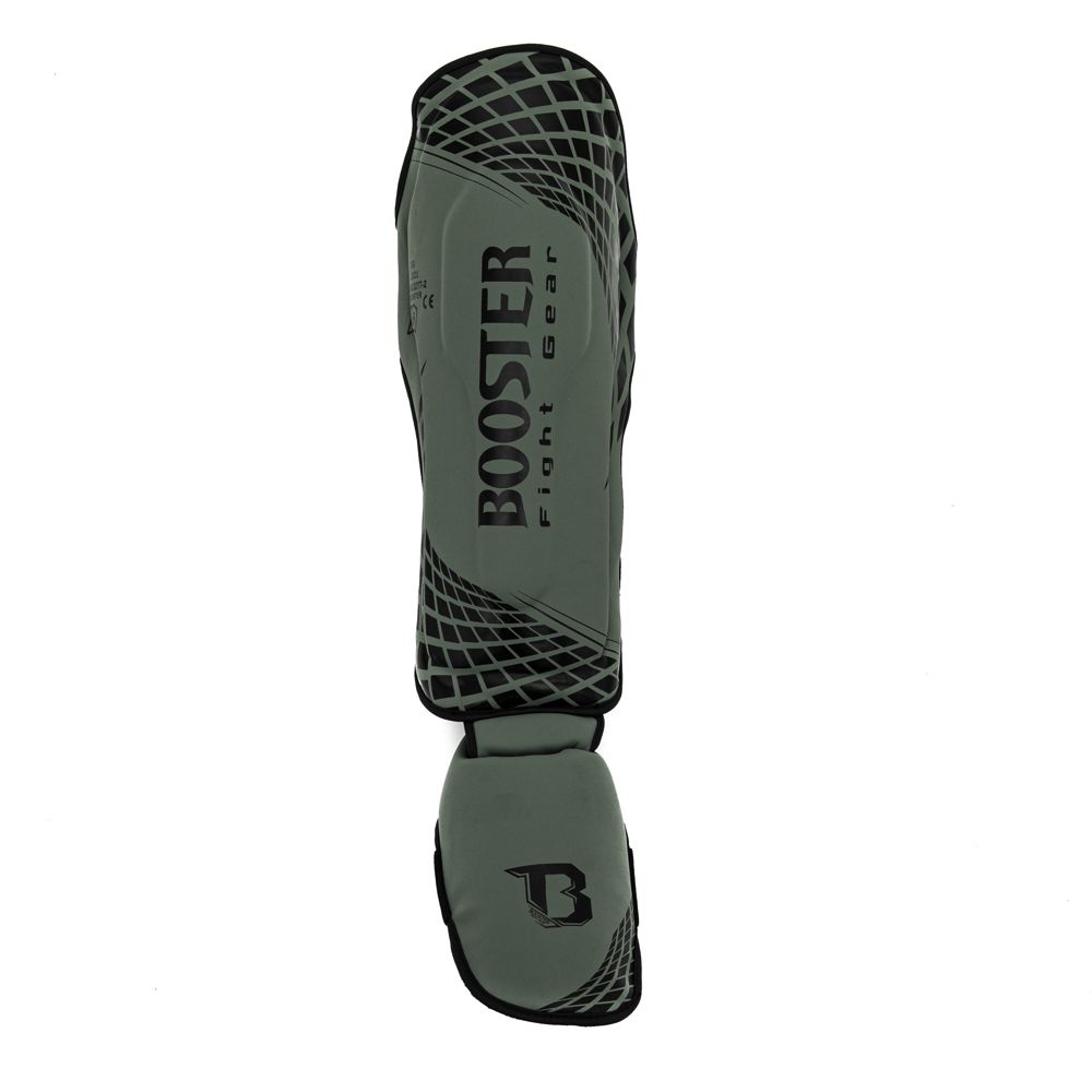 Booster Kickboks Scheenbeschermers BFG Cube - Kaki Groen/Zwart