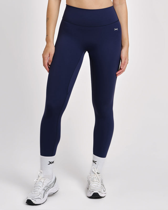 Caged Aspire Leggings – Navy Blau