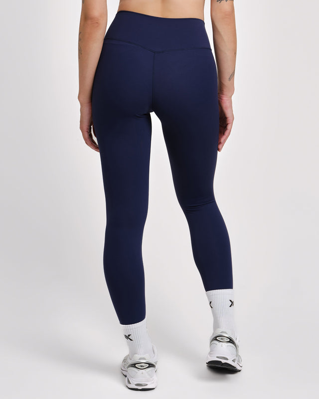 Caged Aspire Leggings – Navy Blau