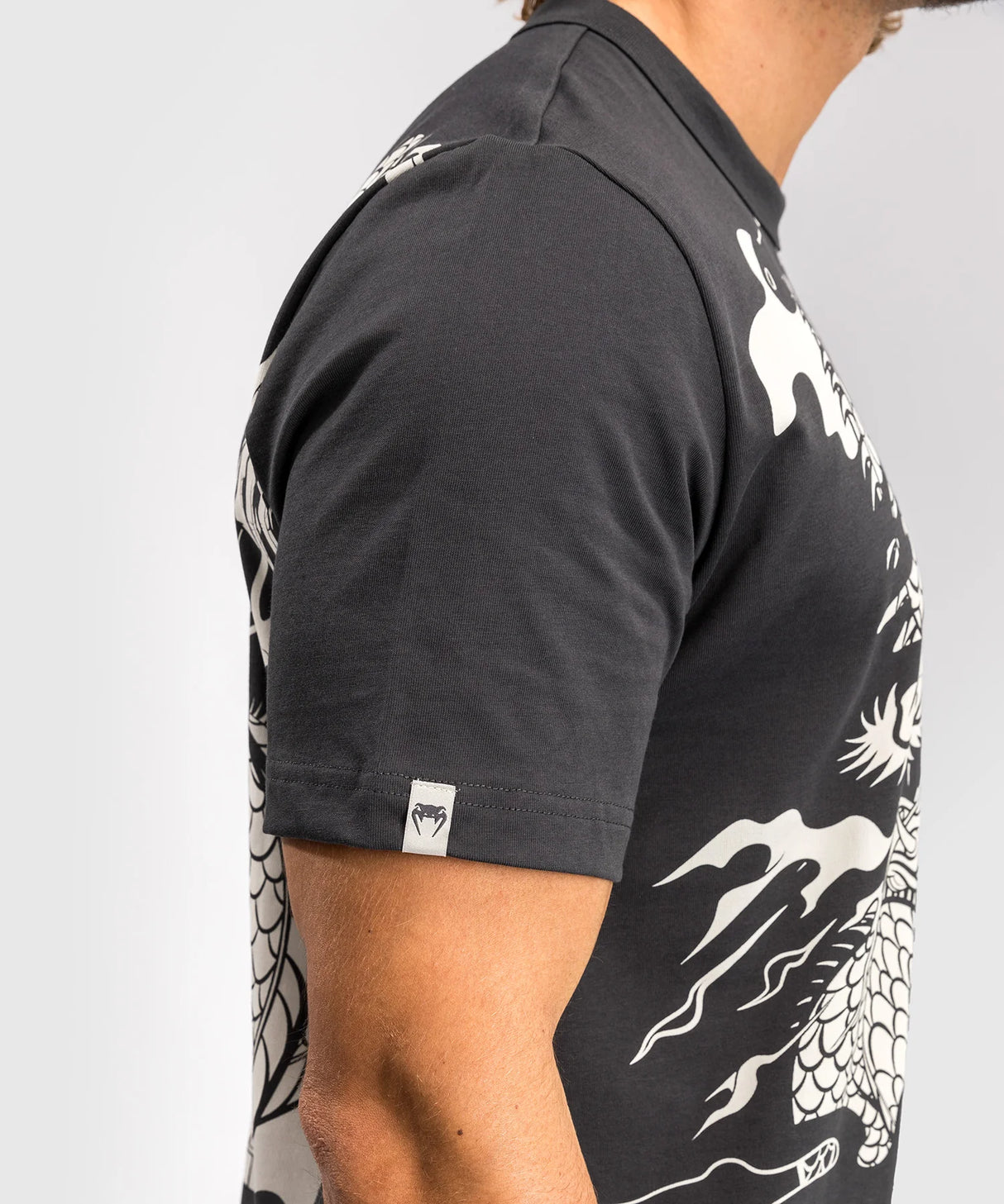 Venum T-shirt Dragon's Flight - Grijs/Crème Wit