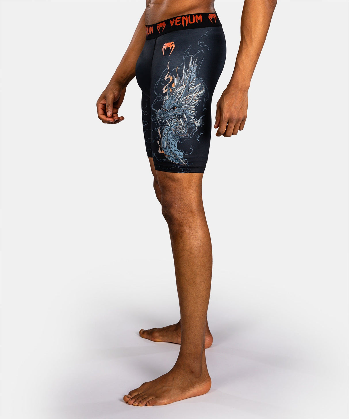 Venum Compressieshort Thunder Dragon - Zwart/Grijs/Koper