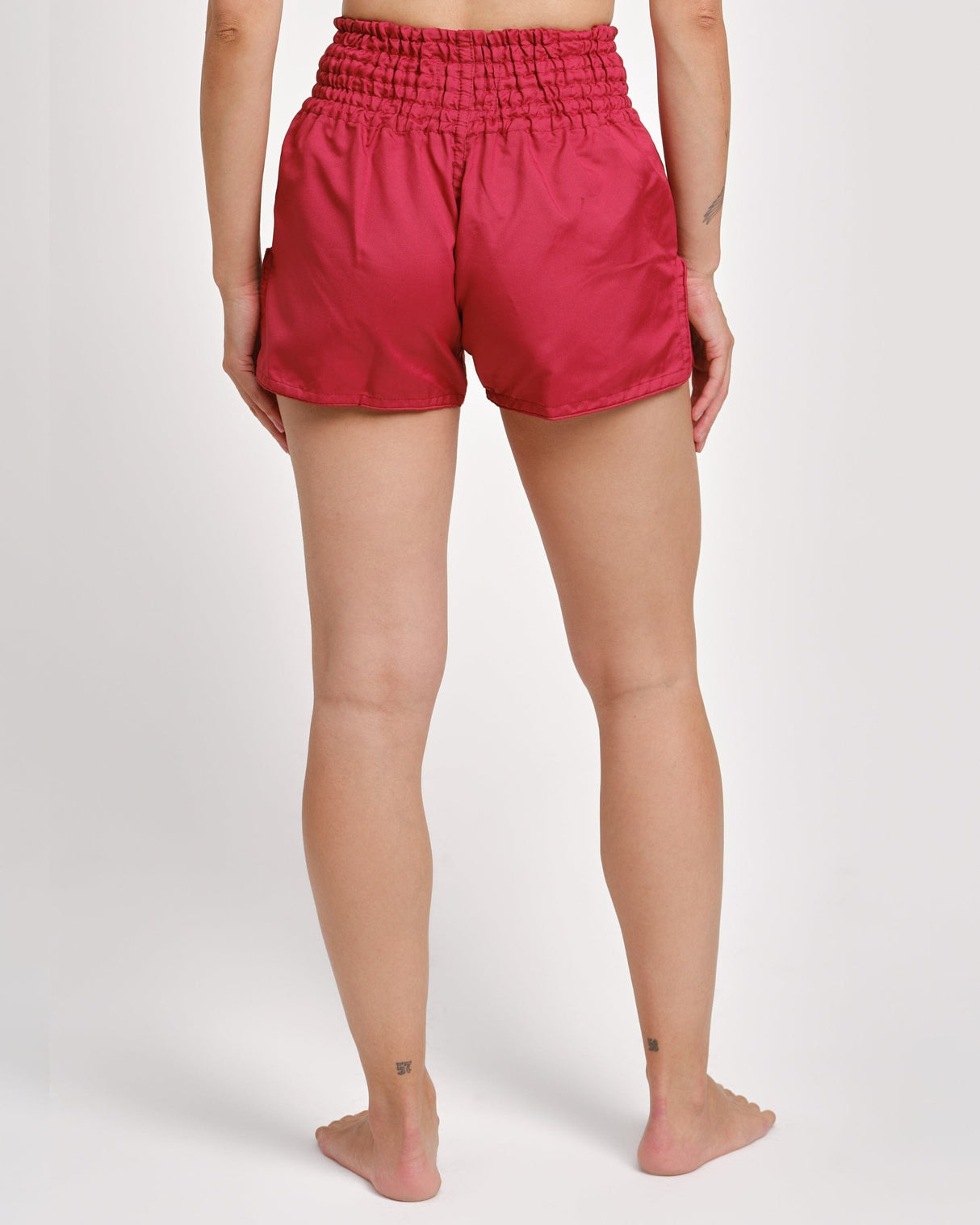 Caged Classic Muay Thai Shorts - Bordeaux Rood