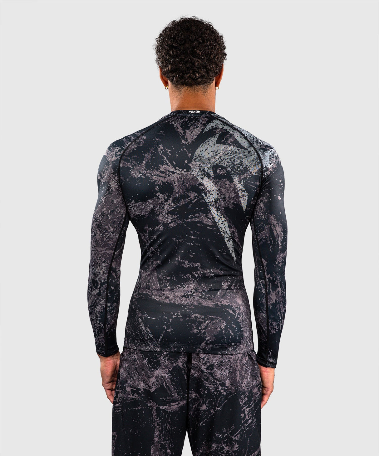 Venum Rashguard Rage & Workout - Zwart/Grijs