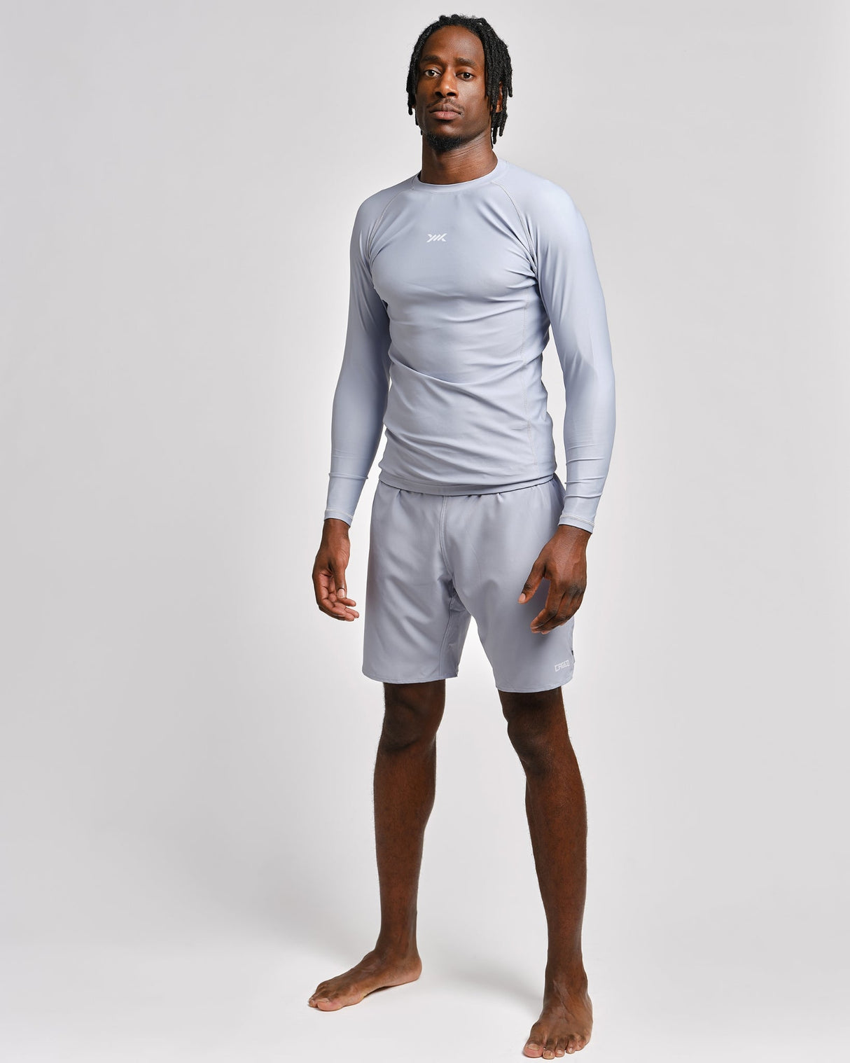 Caged Rashguard Tactical Lange Mouwen - Gunmetal Grey