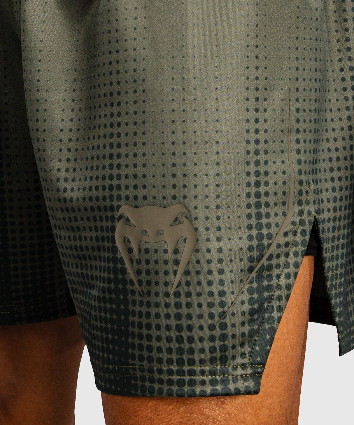 Venum Boksshorts Stealth - Kaki/Donkergroen