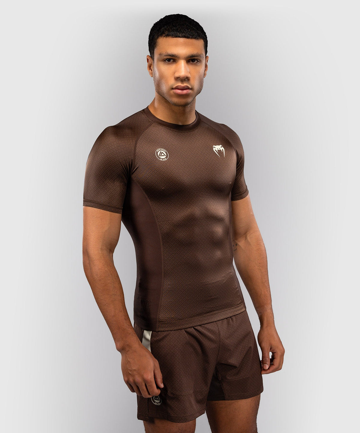 Venum Rashguard x Roger Gracie Academy - Donkerbruin