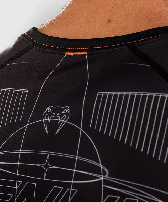 Venum Rashguard Kurzarm Eclipse - Schwarz