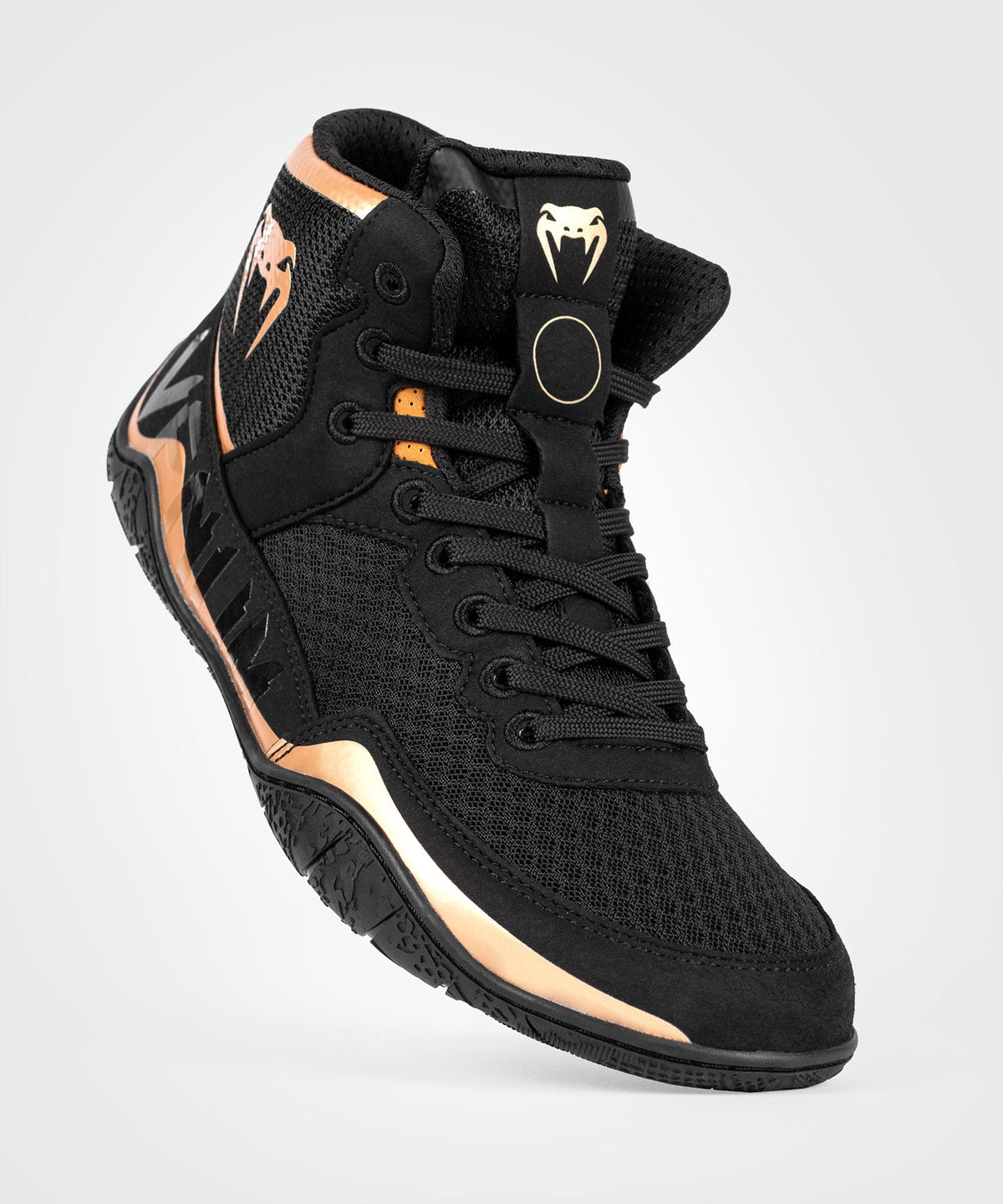 Venum Worstelschoenen Elite - Zwart/Brons