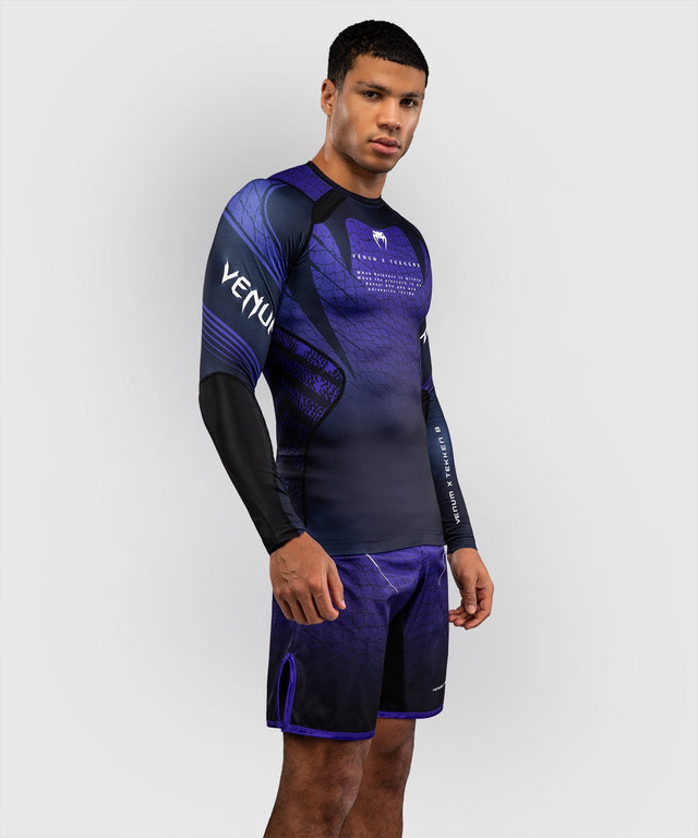 Rashguard Venum x TEKKEN 8 Kazuya – Długie rękawy – Czarny/Fioletowy