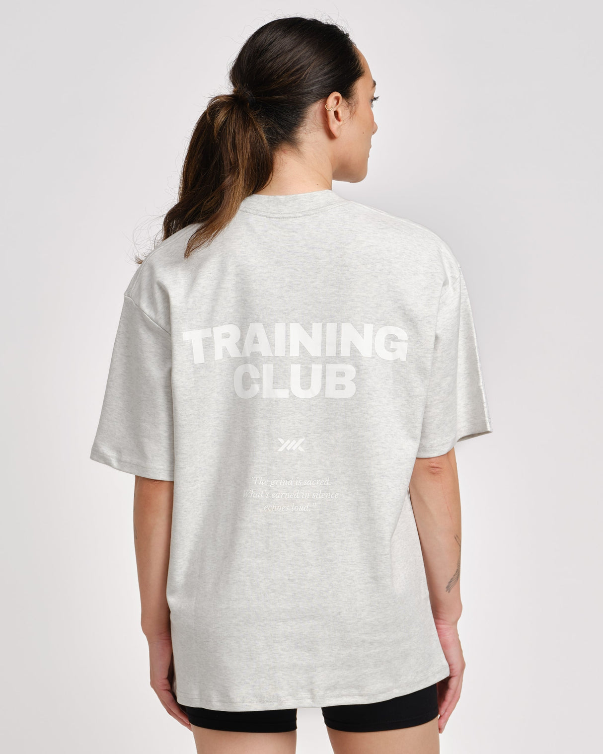 Caged T-Shirt Training Club - Lichtgrijs