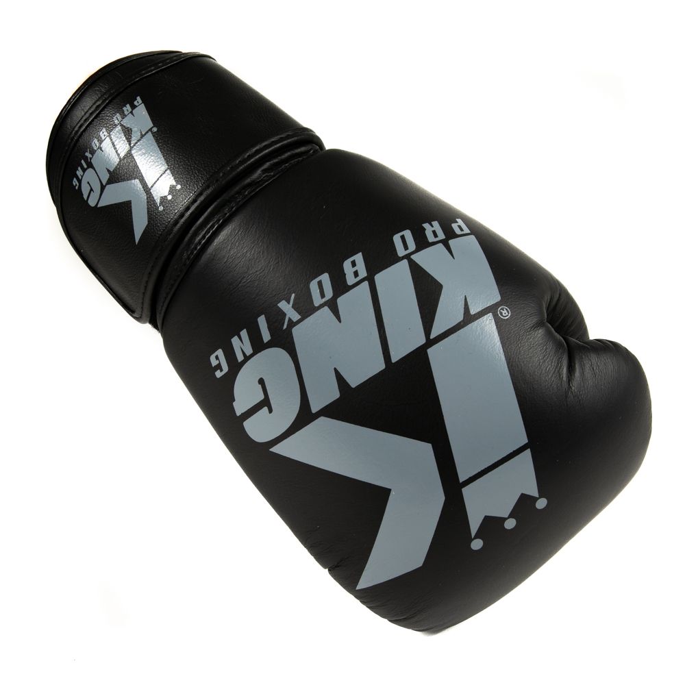 King Pro Boxing Bokshandschoenen Platinum - Zwart/Grijs