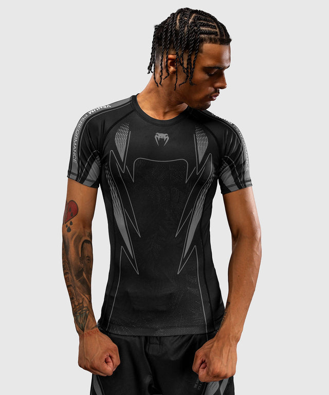 Venum Rashguard Amazonia Reborn Korte Mouwen – Sort/Grå