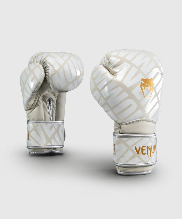 Venum Contender 1.5 XT Boxhandschuhe – Creme Weiß/Gold