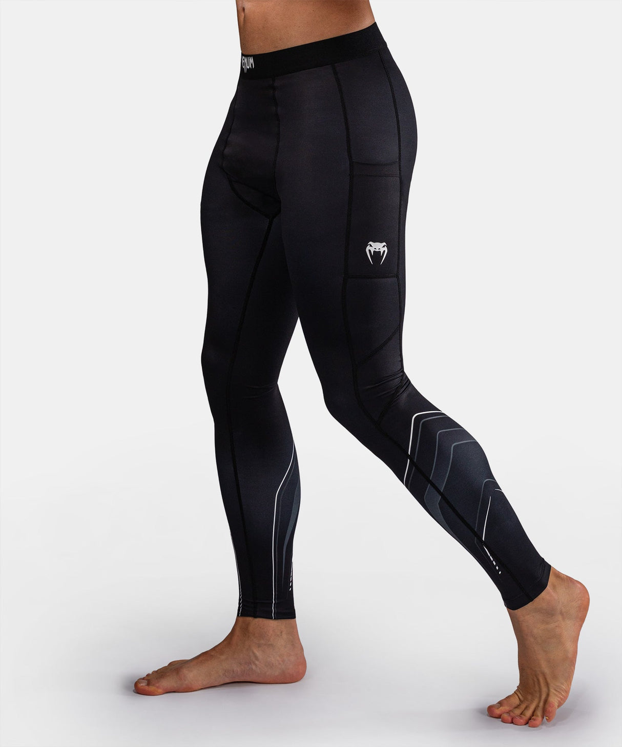 Venum Compressiebroek Streamline - Zwart/Wit