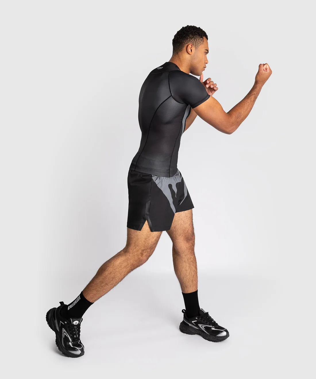 Venum No Gi Rashguard Korte Mouwen - Zwart/Zilver