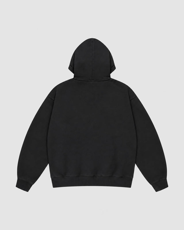 Caged Hoodie Varsity - Zwart