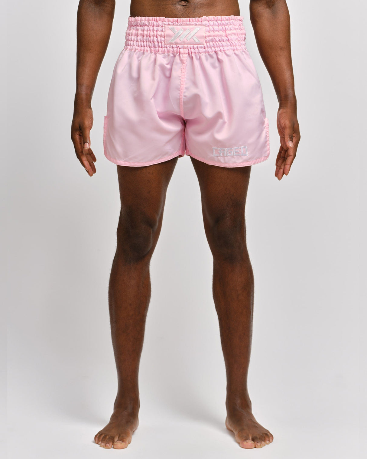 Caged Muay Thai Shorts Classic - Baby Roze