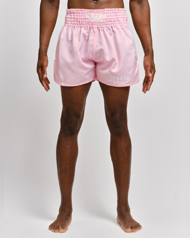 Shorts de Muay Thai Caged Classic – Rose bébé