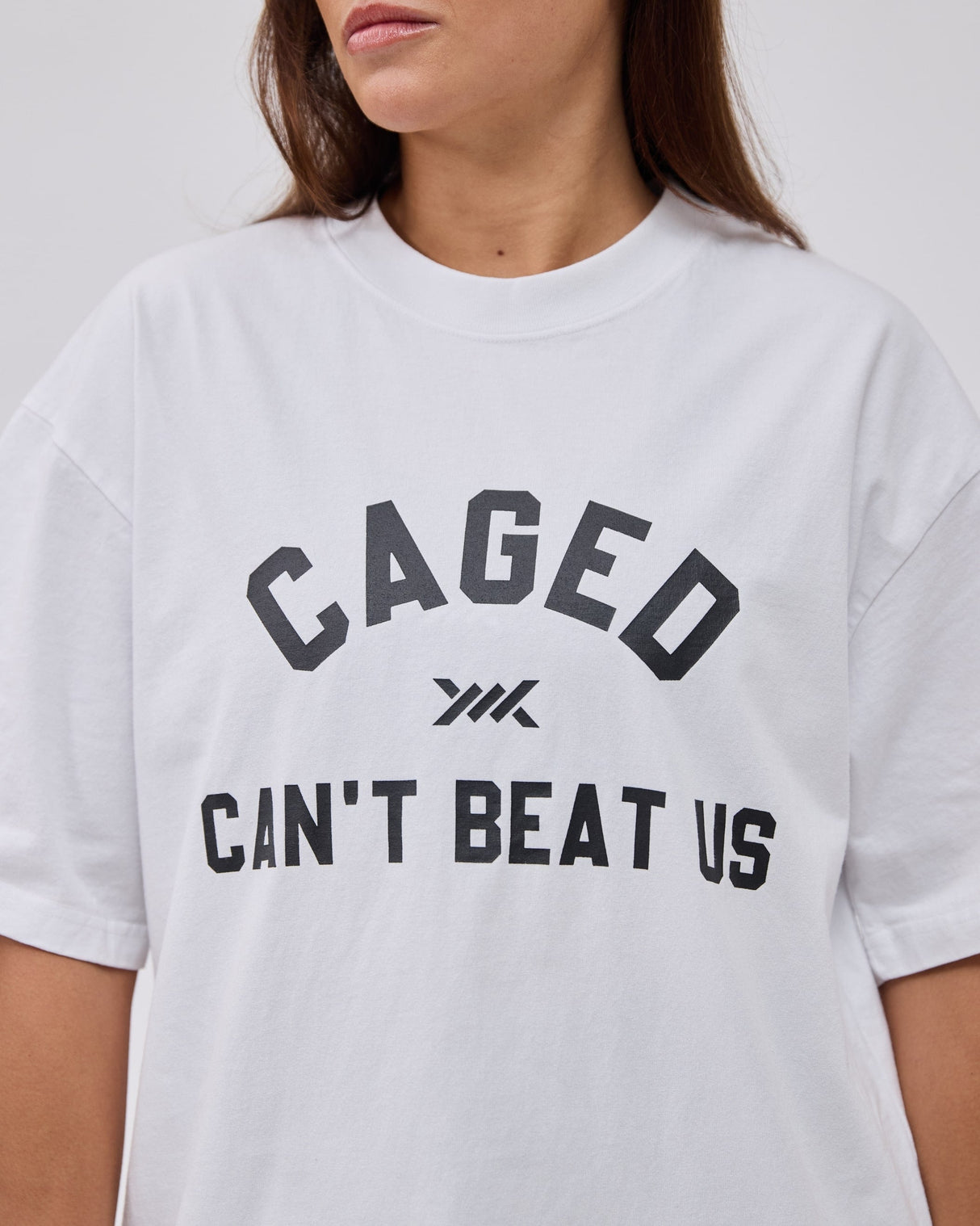 Caged Club T-shirt - Wit