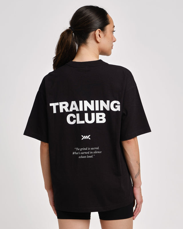 Caged T-Shirt Training Club – Schwarz