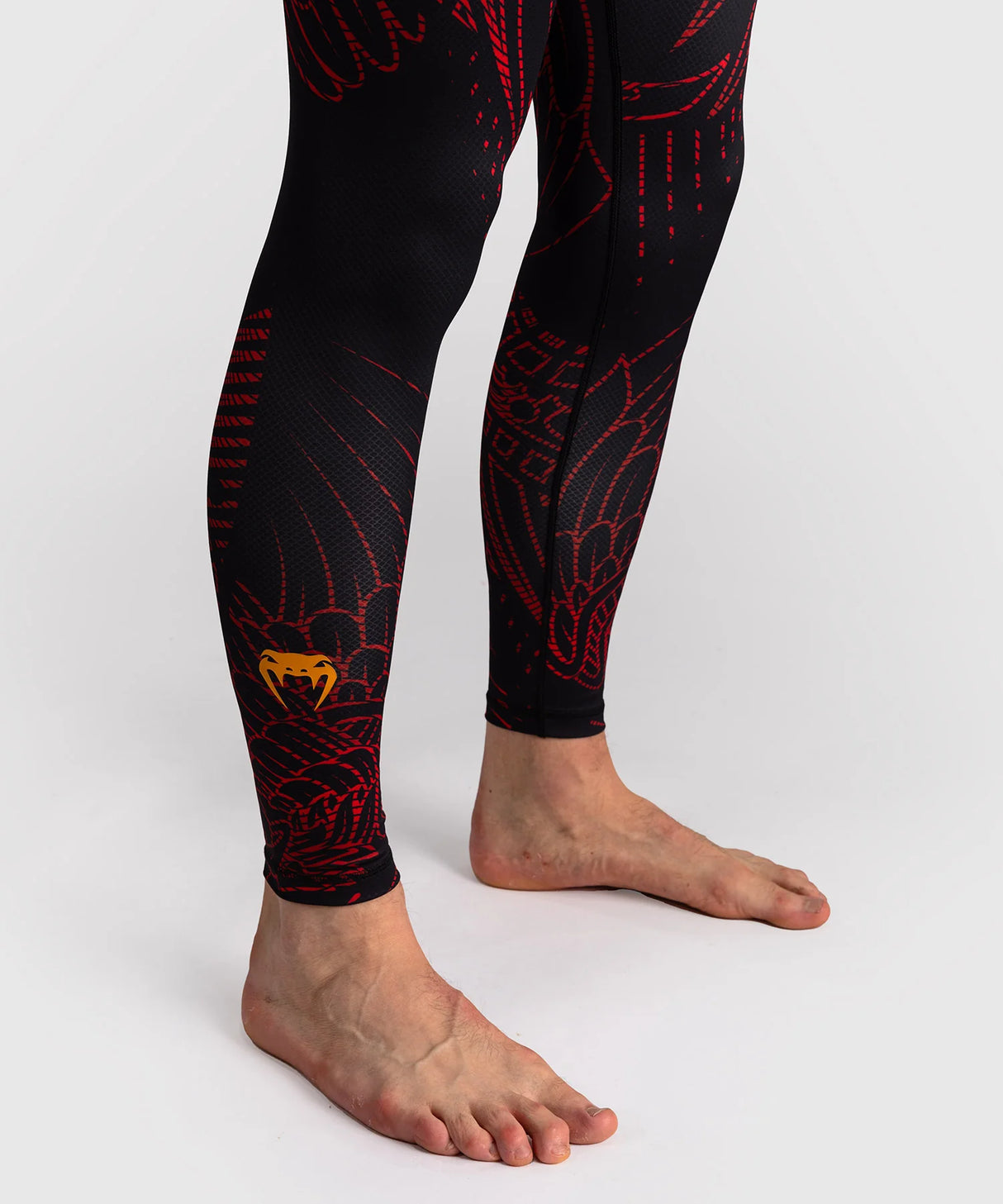 Venum Spats Quetzal Fury - Zwart/Rood