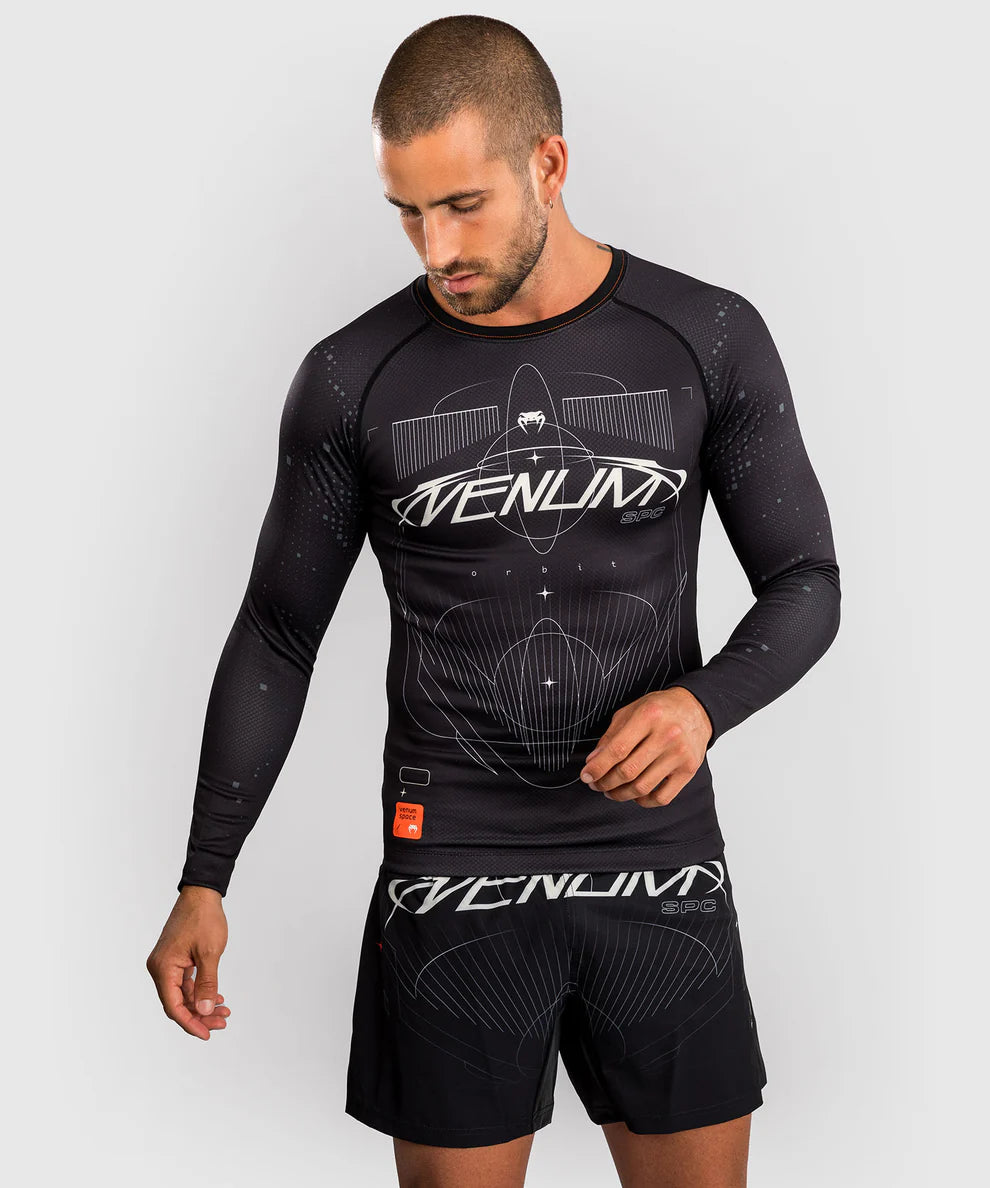 Venum Rashguard Lange Mouwen Eclipse - Zwart
