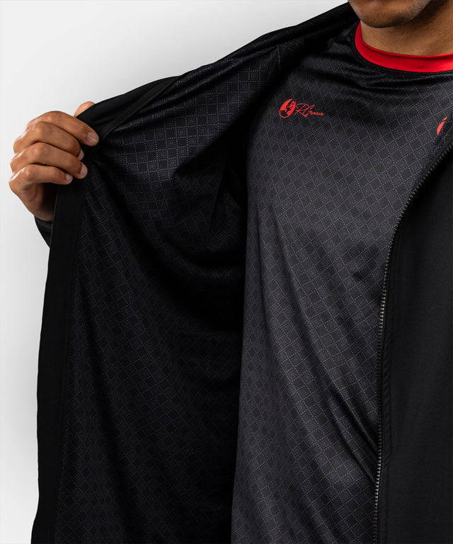 Casaco Venum x Roger Gracie Signature – Preto/Vermelho