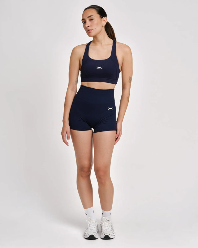 Sujetador deportivo Caged Essential – Azul marino