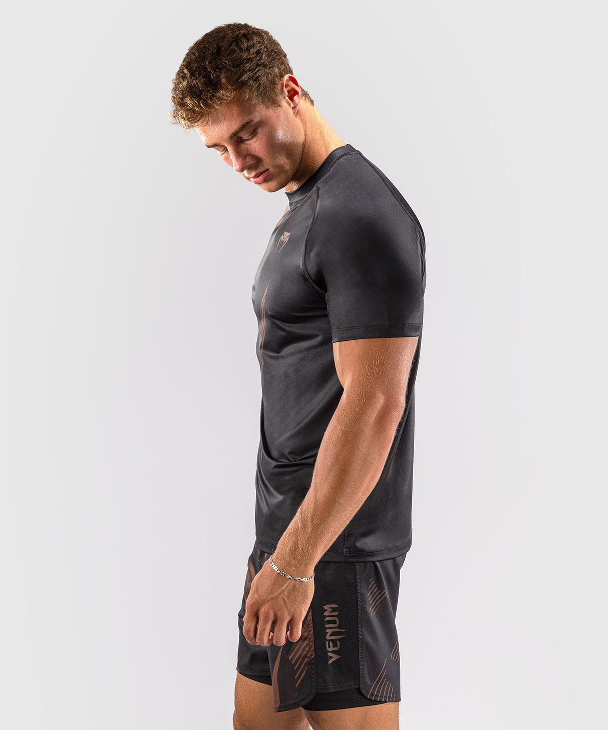 Venum T-Shirt No-Gi 6.0 - Zwart/Bruin