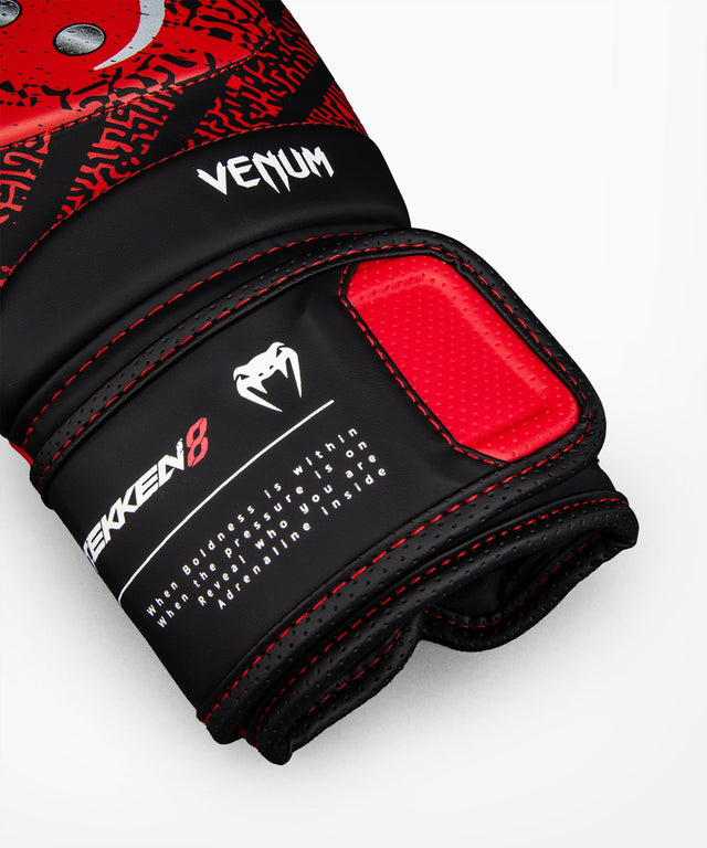 Venum Boxhandschuhe TEKKEN 8 Kazuya – Rot/Schwarz – Foto 4