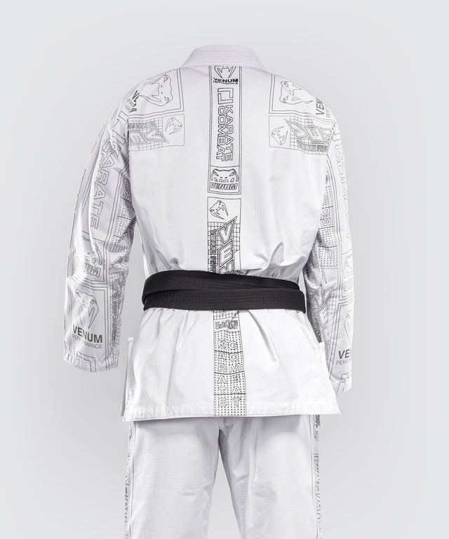 Venum x Karate Combat - Kimono BJJ - Alb/Gri