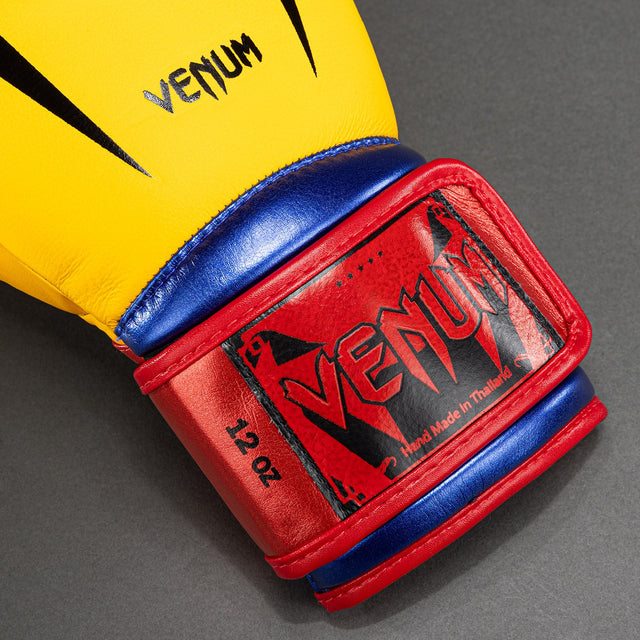 Mănuși de box Venum Giant 3.0 – Galben/Albastru/Roșu