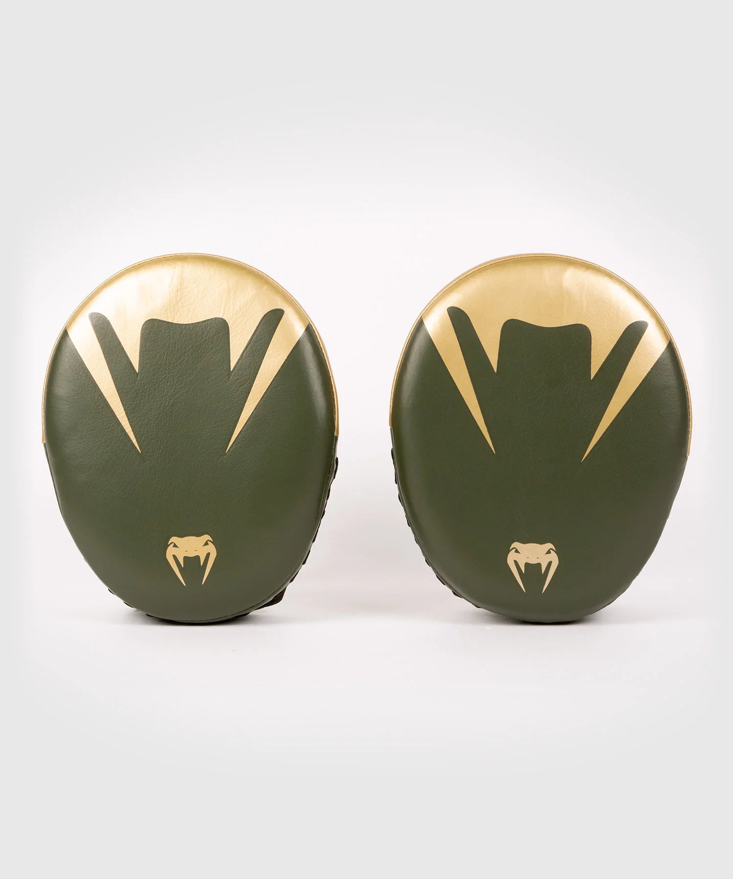 Venum Pro Boxing Handpads - Kaki Groen/Goud