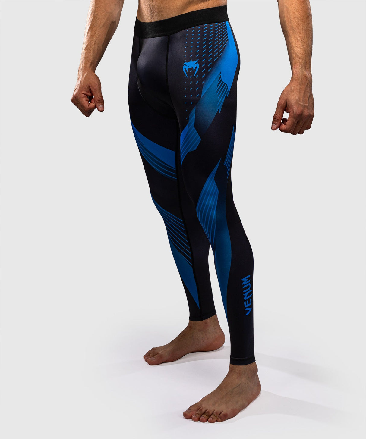 Venum Compressiebroek No-Gi 6.0 - Zwart/Blauw