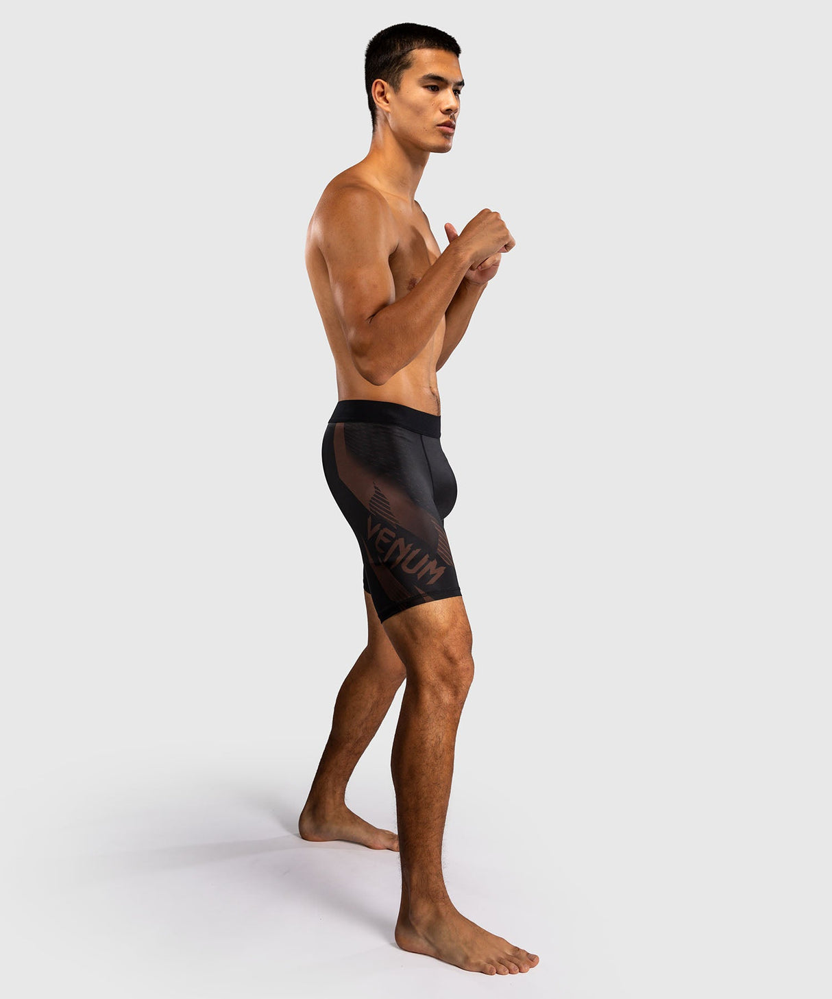 Venum No-Gi 6.0 Compressieshort - Zwart/Bruin