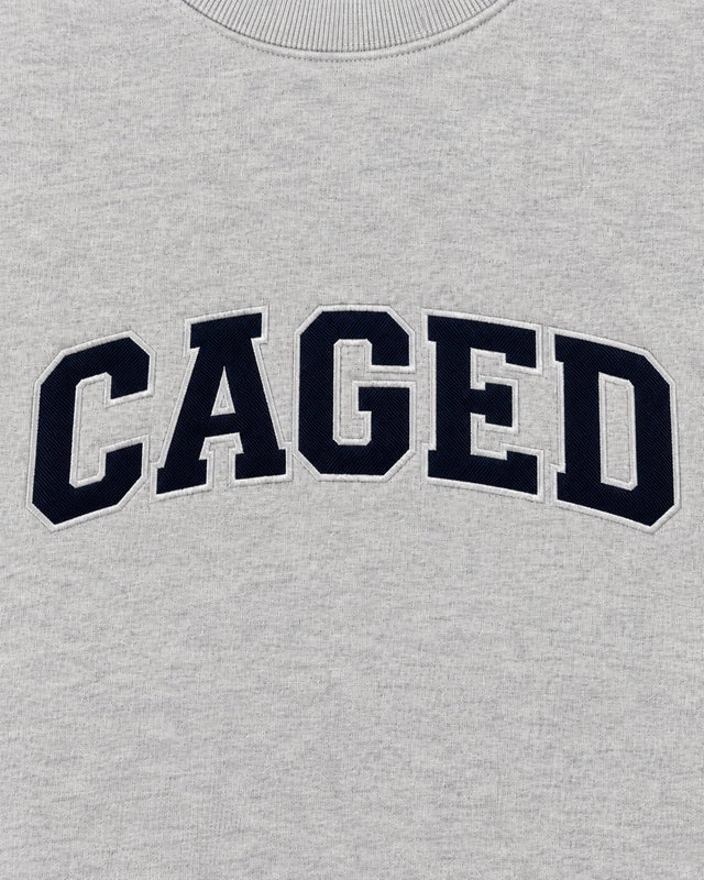 Caged Hoodie Varsity - Grijs Melange