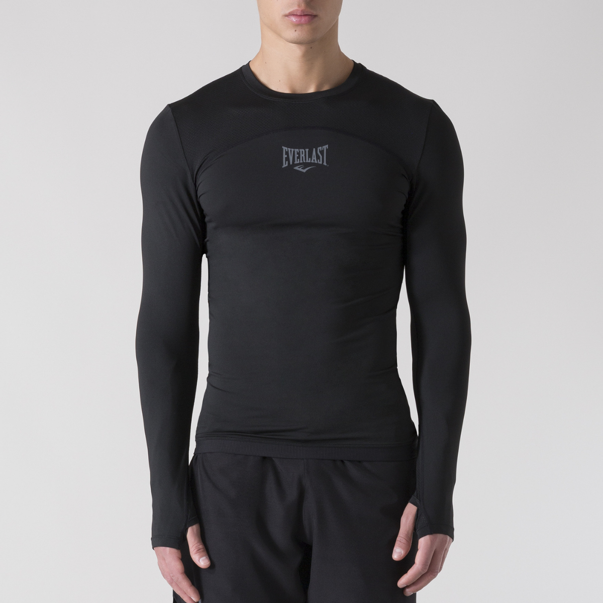 Everlast Rashguard Langarm - Schwarz