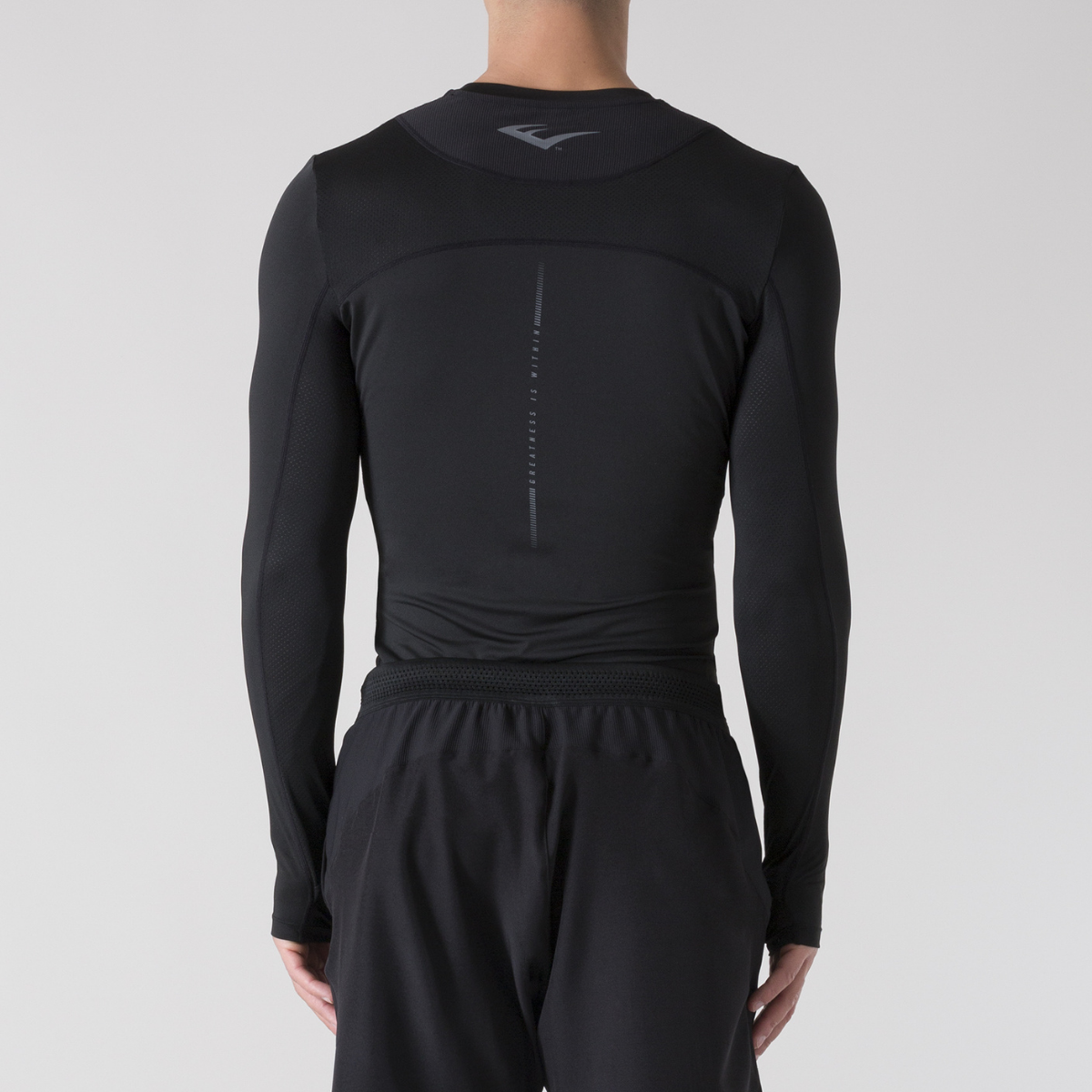 Everlast Rashguard Langarm - Schwarz