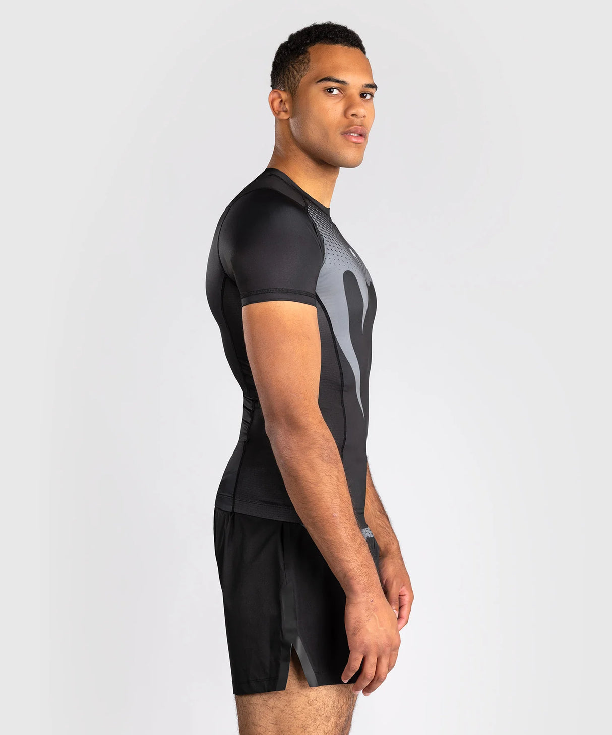 Venum No Gi Rashguard Korte Mouwen - Zwart/Zilver